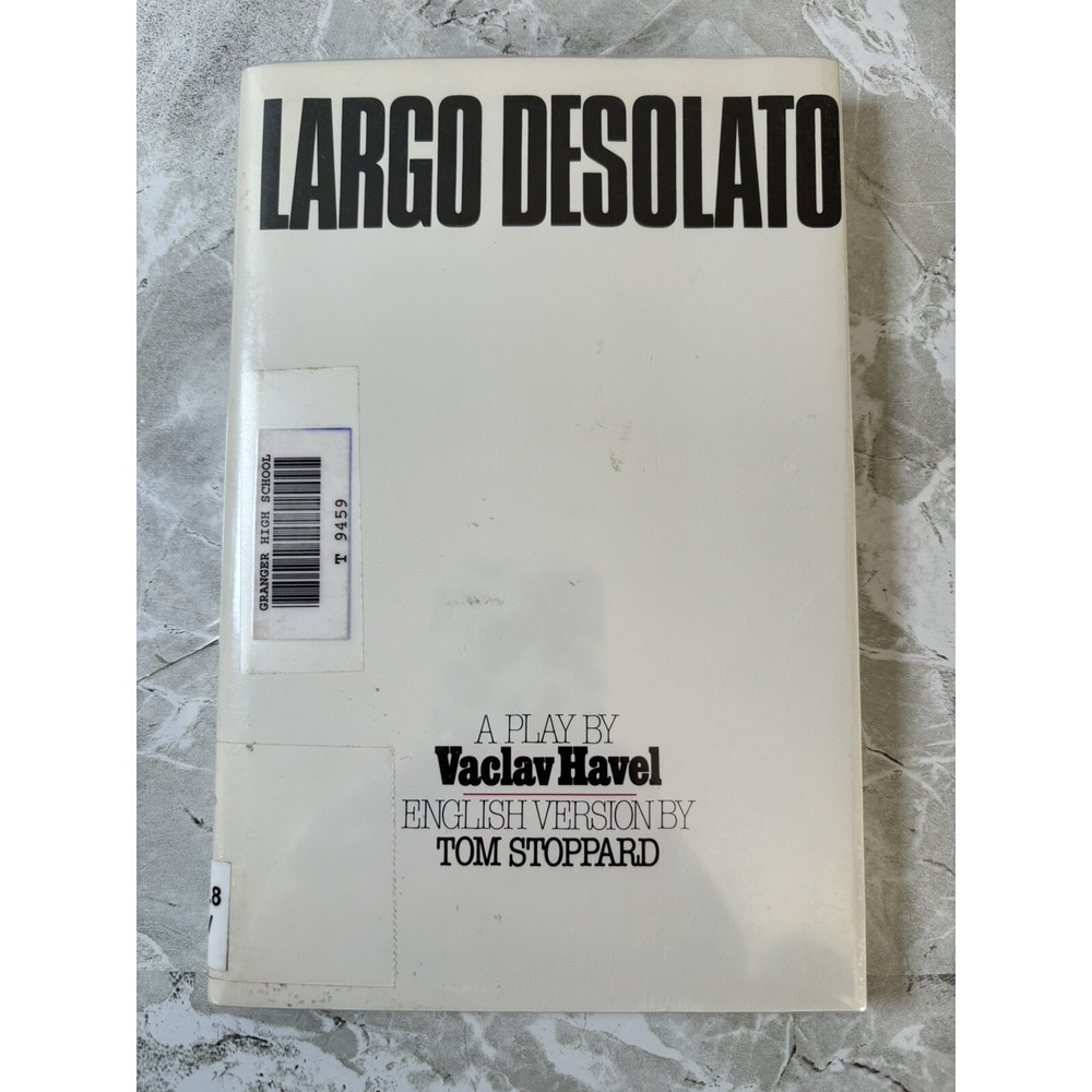 Vaclav HAVEL / Largo Desolato A Play in Seven Scenes First Edition 1987 - GOOD